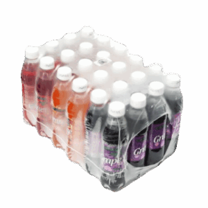 cascada surtida uva, fresa, naranja